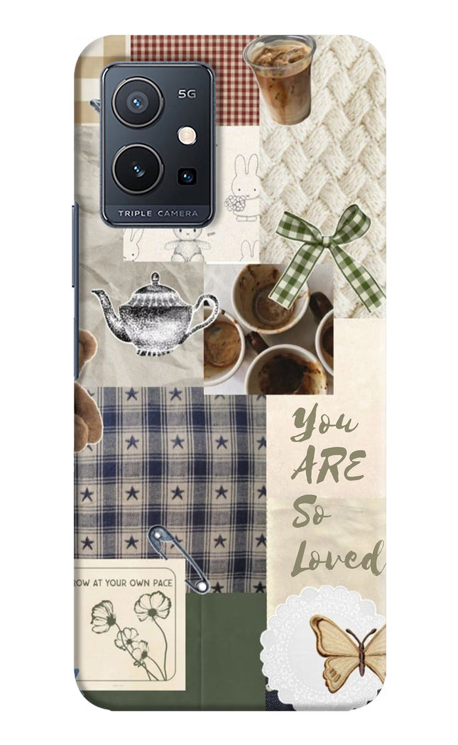 Cookie Vivo Y75 5G/Vivo T1 5G Hard Case Back Cover by Casekaro