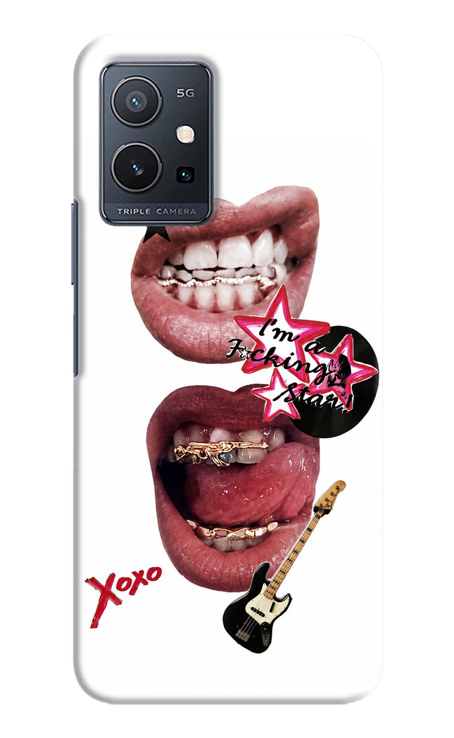 Rockstar Vivo Y75 5G/Vivo T1 5G Hard Case Back Cover by Casekaro