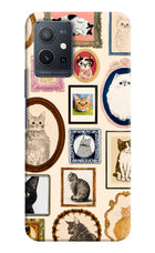 Mirror Cats Vivo Y75 5G/Vivo T1 5G Hard Case Back Cover by Casekaro