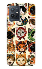 Cool Cat Vivo Y75 5G/Vivo T1 5G Hard Case Back Cover by Casekaro