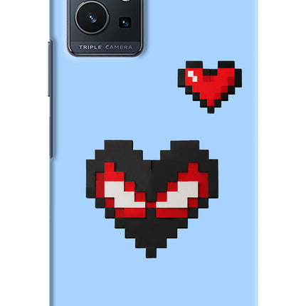 Peter Heart Vivo Y75 5G/Vivo T1 5G Hard Case Back Cover by Casekaro