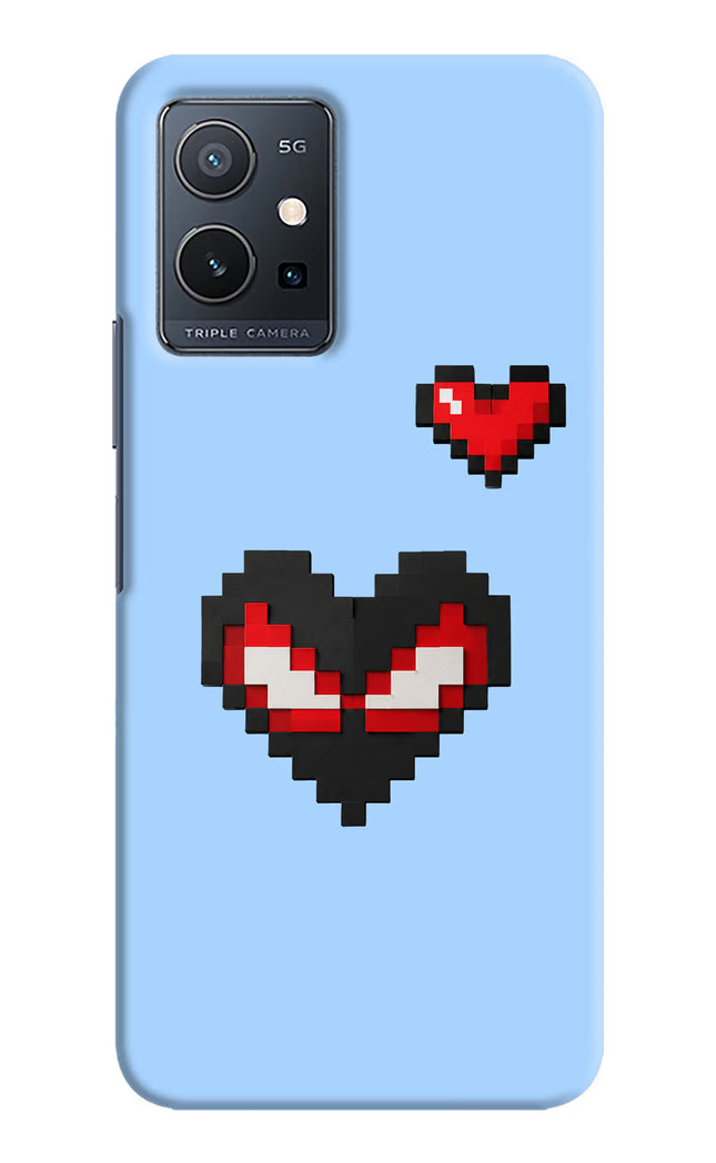 Peter Heart Vivo Y75 5G/Vivo T1 5G Hard Case Back Cover by Casekaro