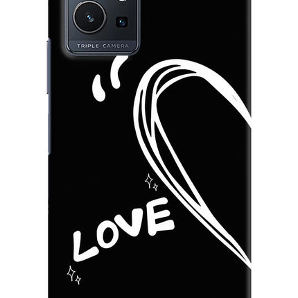 Love Line Vivo Y75 5G/Vivo T1 5G Hard Case Back Cover by Casekaro