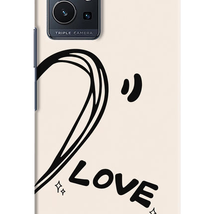 Soul Line Vivo Y75 5G/Vivo T1 5G Hard Case Back Cover by Casekaro