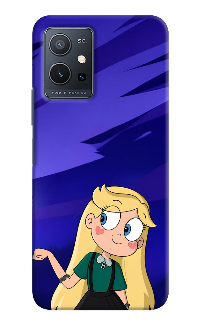 Star Glow Vivo Y75 5G/Vivo T1 5G Hard Case Back Cover by Casekaro