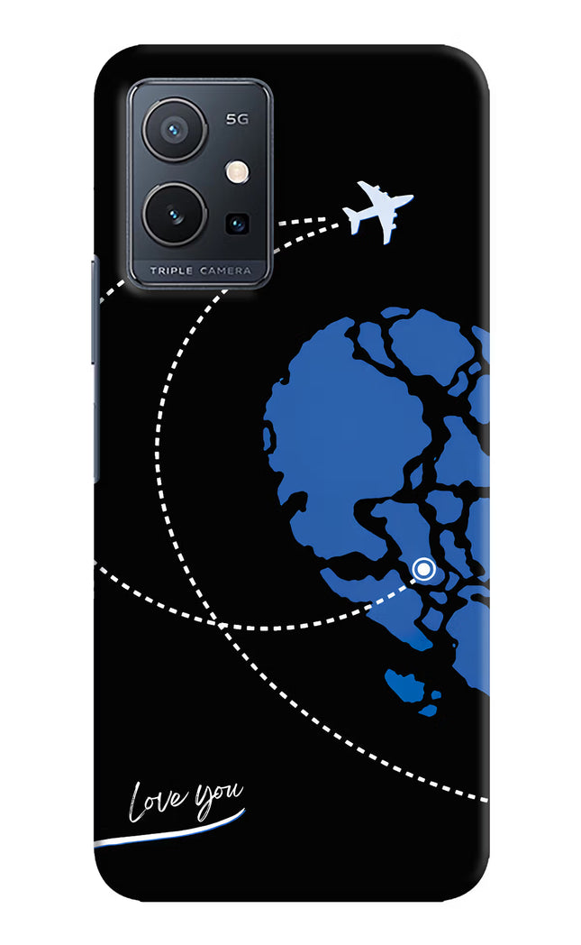 Love Orbit Vivo Y75 5G/Vivo T1 5G Hard Case Back Cover by Casekaro