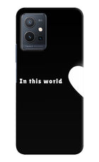 This World Vivo Y75 5G/Vivo T1 5G Hard Case Back Cover by Casekaro