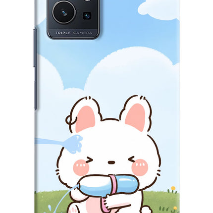 Bunny Treat Vivo Y75 5G/Vivo T1 5G Hard Case Back Cover by Casekaro
