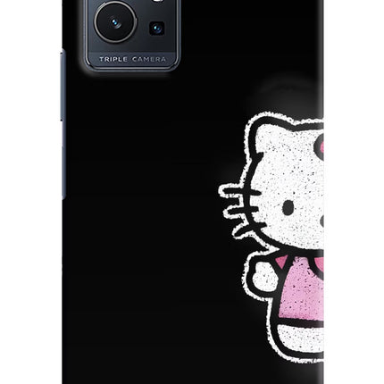 Kitty Charm Vivo Y75 5G/Vivo T1 5G Hard Case Back Cover by Casekaro