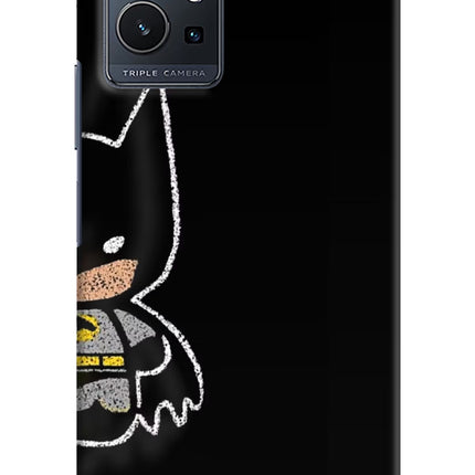 Bat Kitty Vivo Y75 5G/Vivo T1 5G Hard Case Back Cover by Casekaro