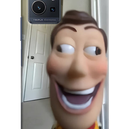 Side Eye Woody Vivo Y75 5G/Vivo T1 5G Hard Case Back Cover by Casekaro