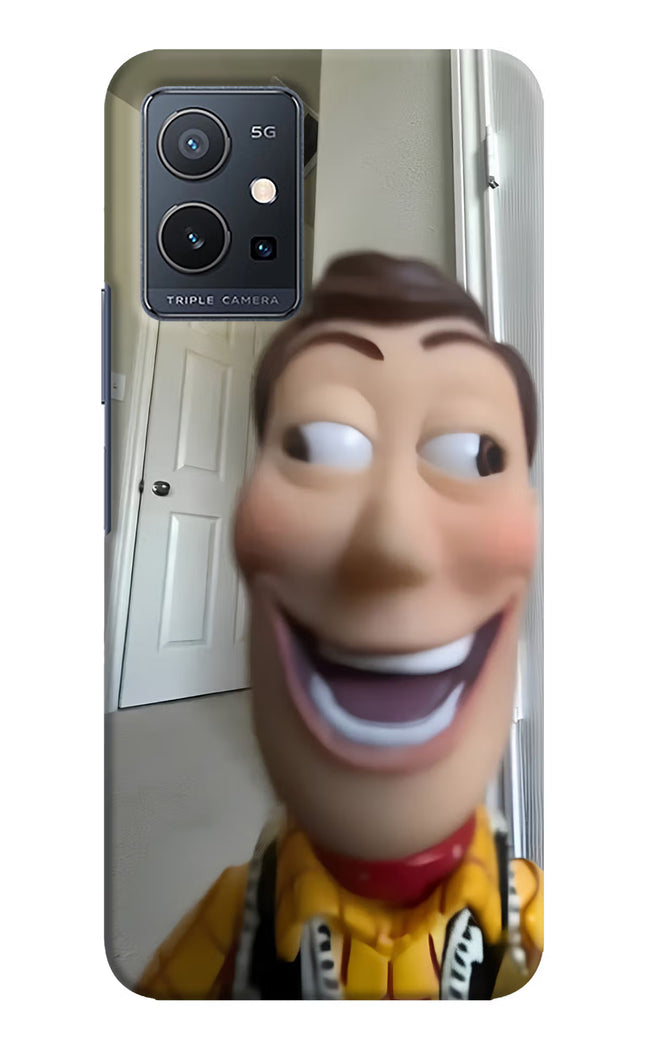 Side Eye Woody Vivo Y75 5G/Vivo T1 5G Hard Case Back Cover by Casekaro