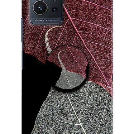 Leaf Pattern Vivo Y75 5G/Vivo T1 5G Pop Case by Casekaro