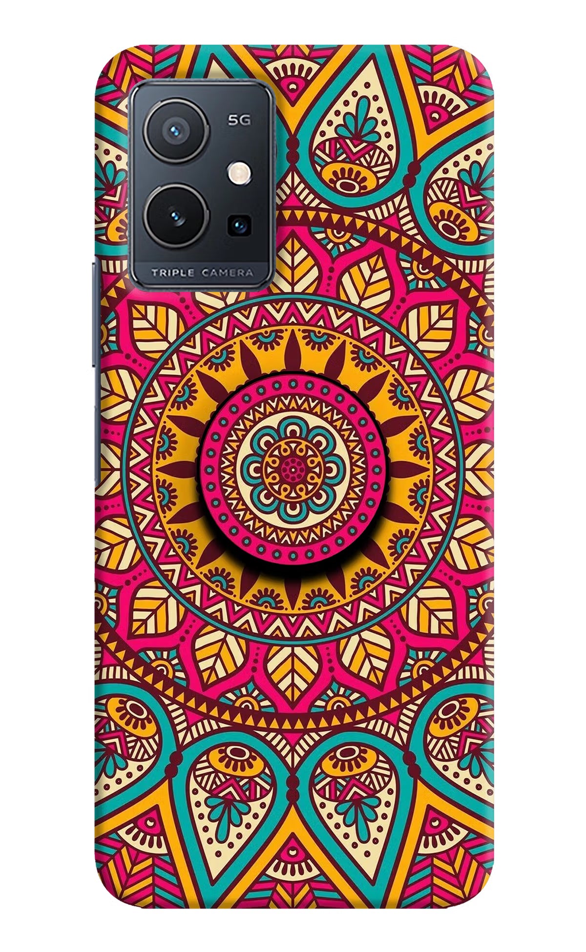 Mandala Vivo Y75 5G/Vivo T1 5G Pop Case by Casekaro
