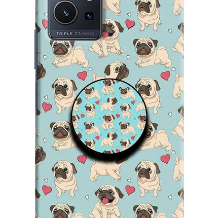 Pug Dog Vivo Y75 5G/Vivo T1 5G Pop Case by Casekaro