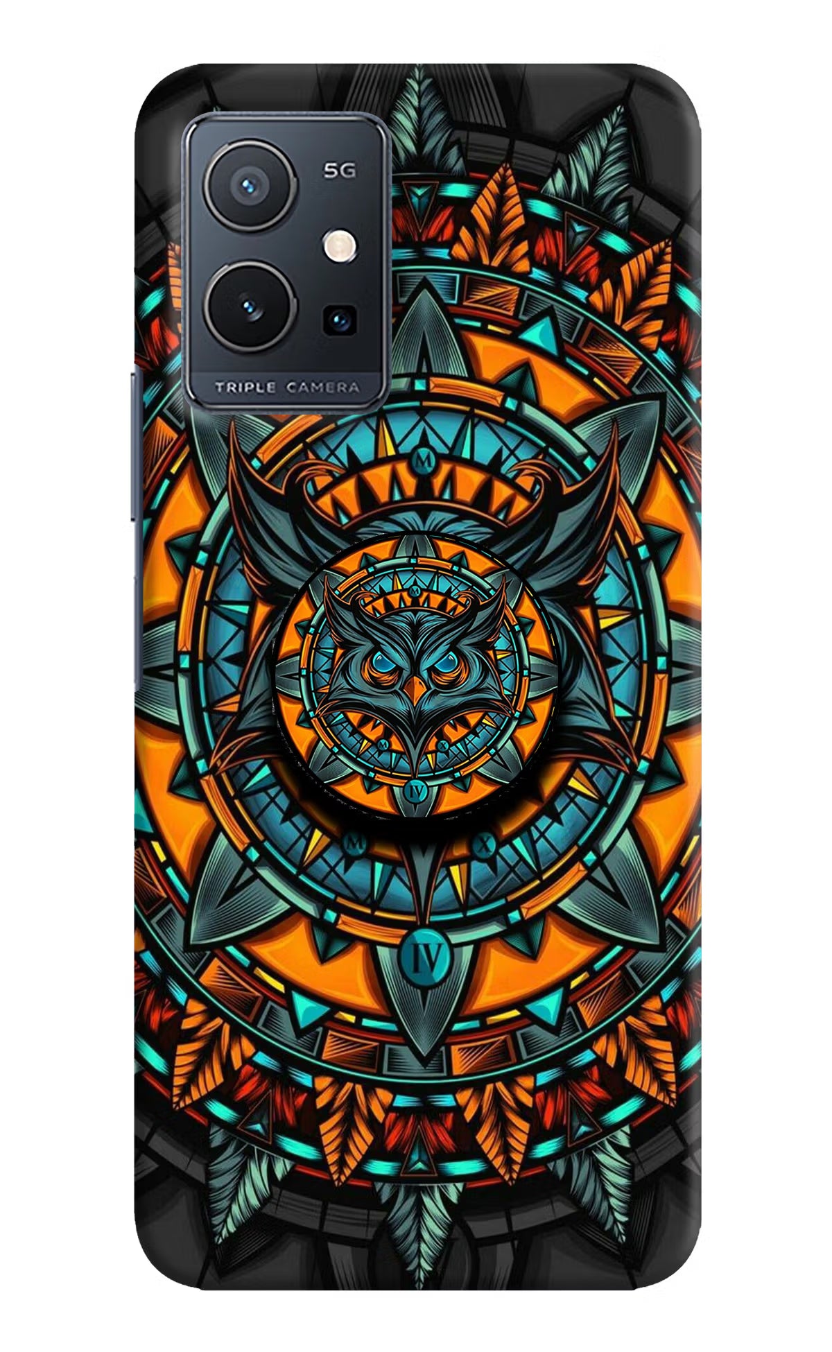 Angry Owl Vivo Y75 5G/Vivo T1 5G Pop Case by Casekaro