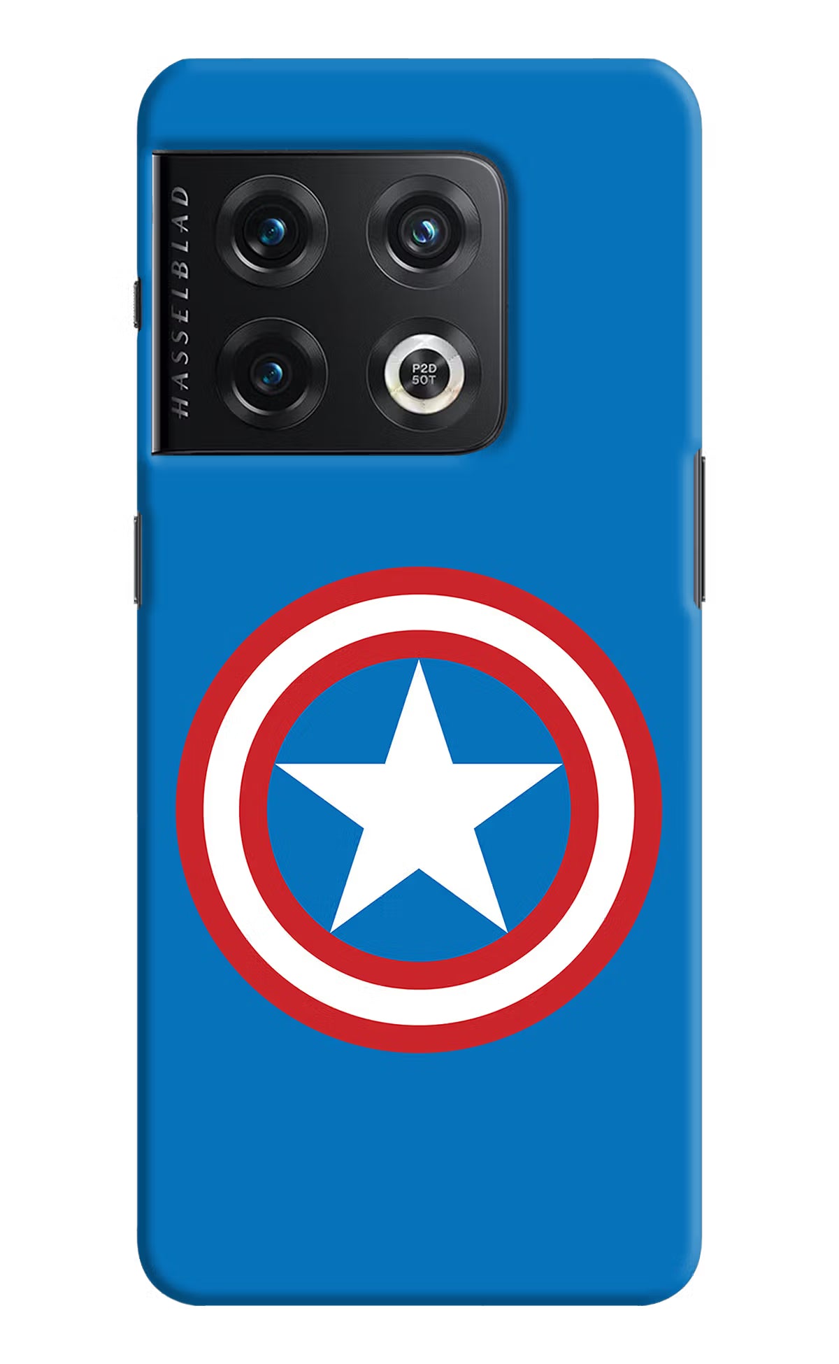 Captain America Logo OnePlus 10 Pro 5G Hard Case Back Cover by Casekaro