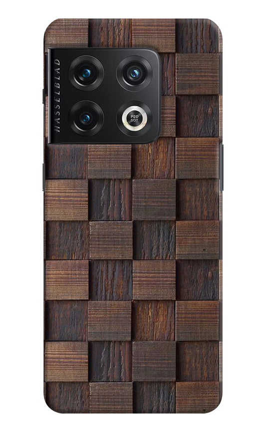 Wooden Cube Design OnePlus 10 Pro 5G Hard Case Back Cover by Casekaro