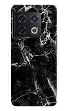 Black Marble Texture OnePlus 10 Pro 5G Hard Case Back Cover by Casekaro