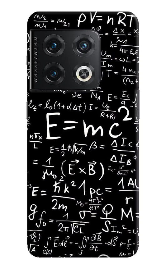 Physics Formula OnePlus 10 Pro 5G Hard Case Back Cover by Casekaro