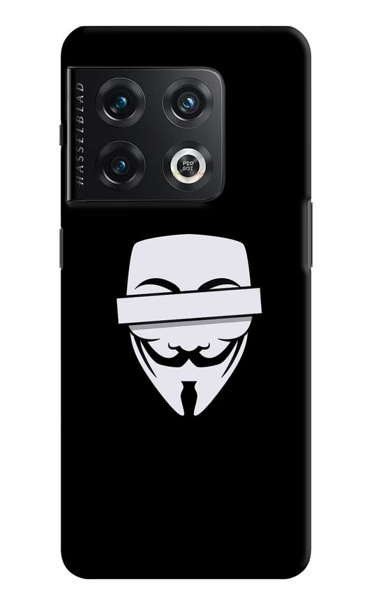 Anonymous Face OnePlus 10 Pro 5G Hard Case Back Cover by Casekaro