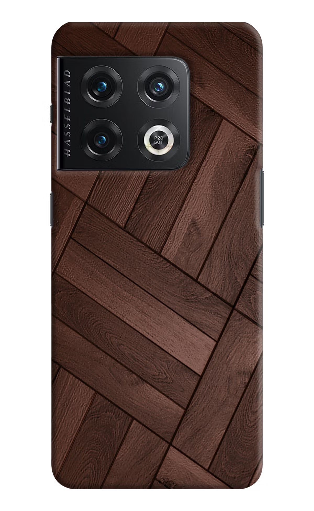 Wooden Texture Design OnePlus 10 Pro 5G Hard Case Back Cover by Casekaro