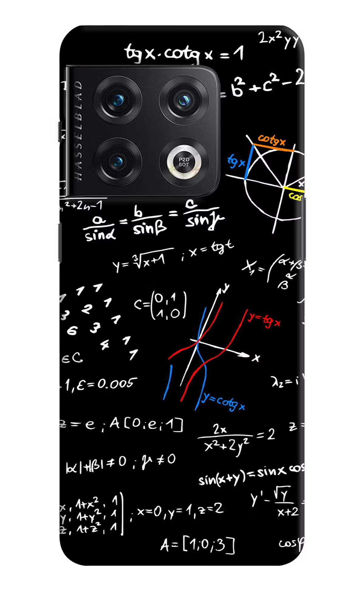 Mathematics Formula OnePlus 10 Pro 5G Hard Case Back Cover by Casekaro