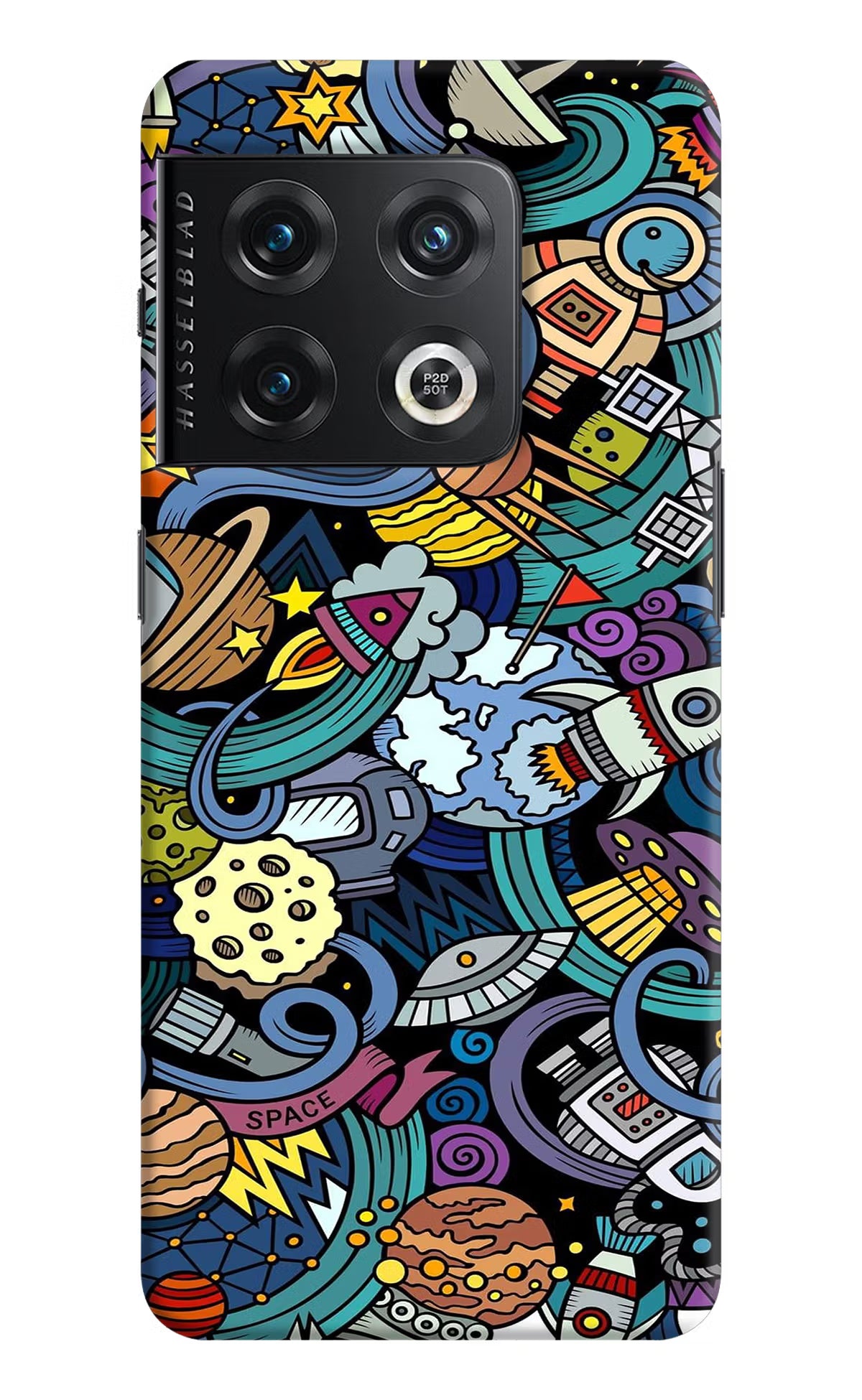 Space Abstract OnePlus 10 Pro 5G Hard Case Back Cover by Casekaro
