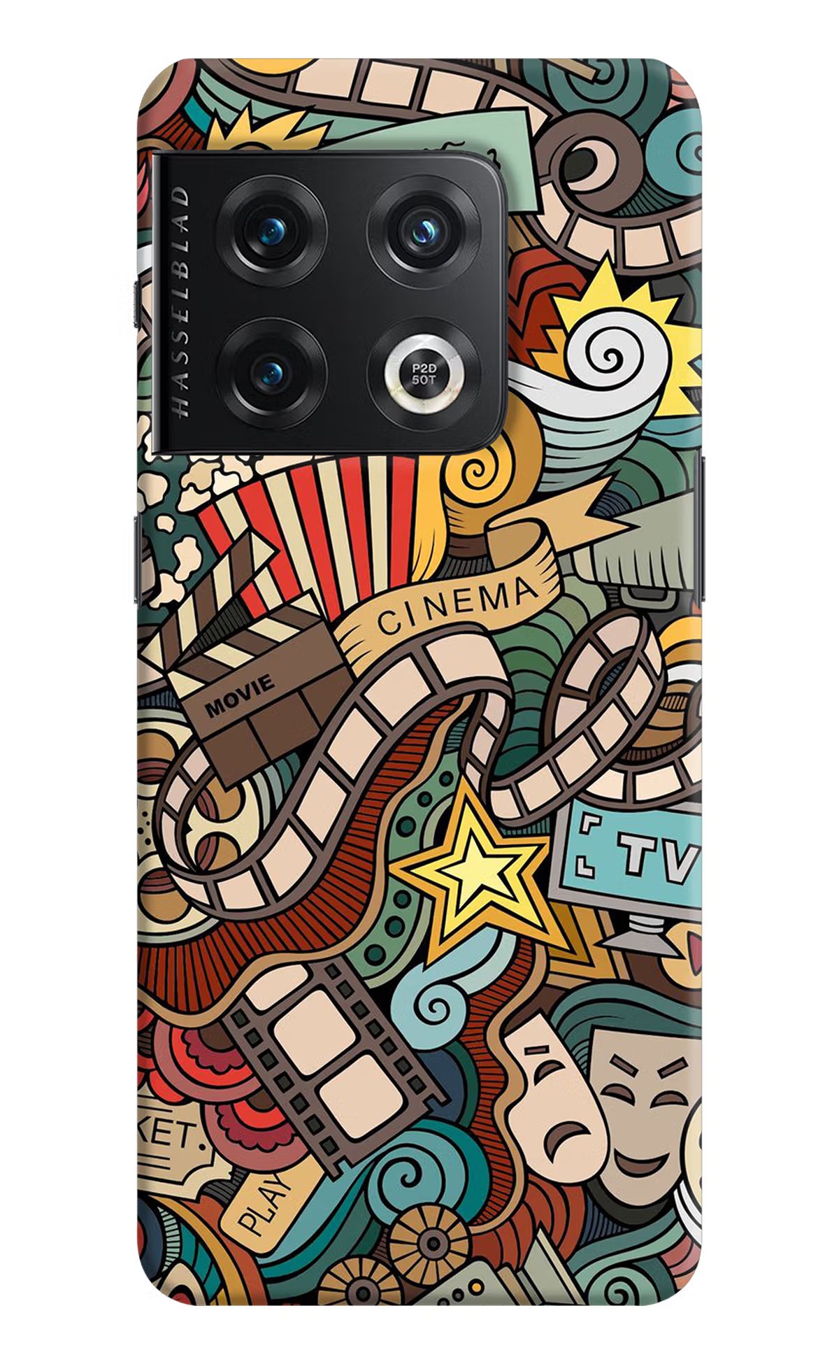Cinema Abstract OnePlus 10 Pro 5G Hard Case Back Cover by Casekaro