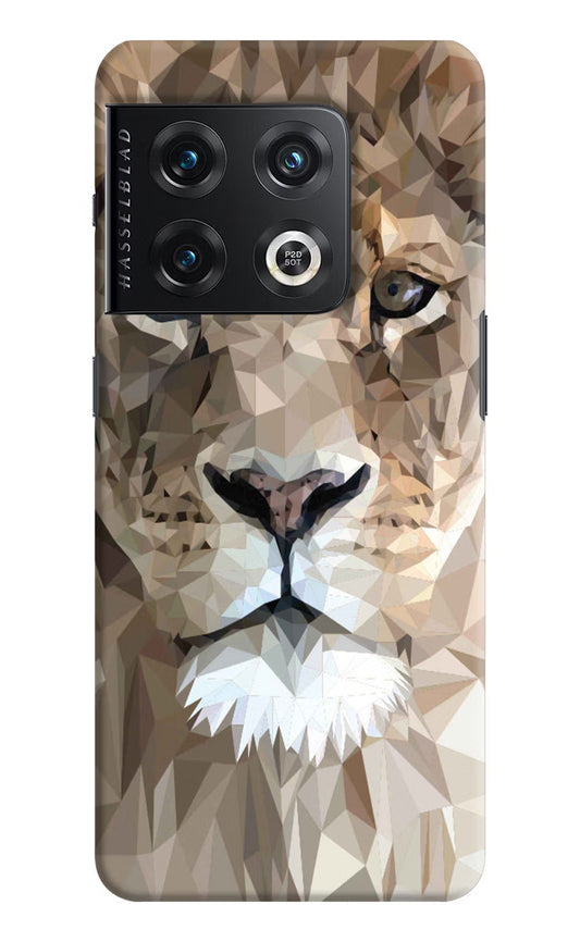 Lion Art OnePlus 10 Pro 5G Hard Case Back Cover by Casekaro