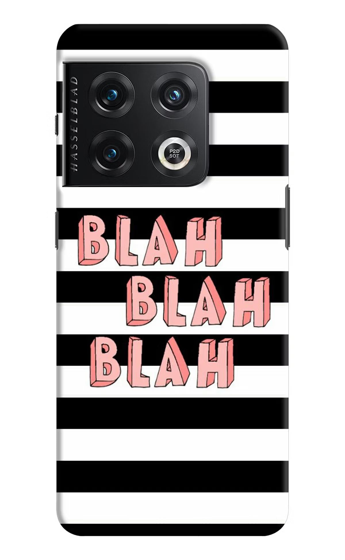 Blah Blah Blah OnePlus 10 Pro 5G Hard Case Back Cover by Casekaro