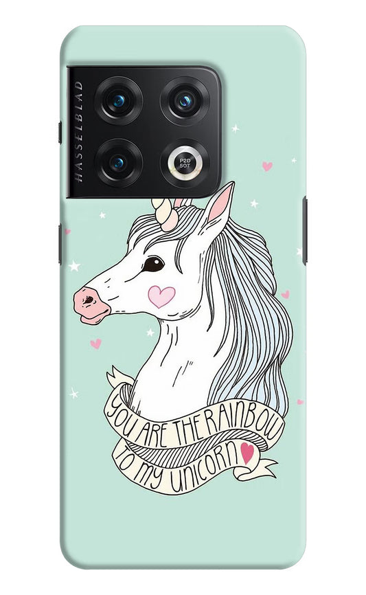 Unicorn Wallpaper OnePlus 10 Pro 5G Hard Case Back Cover by Casekaro