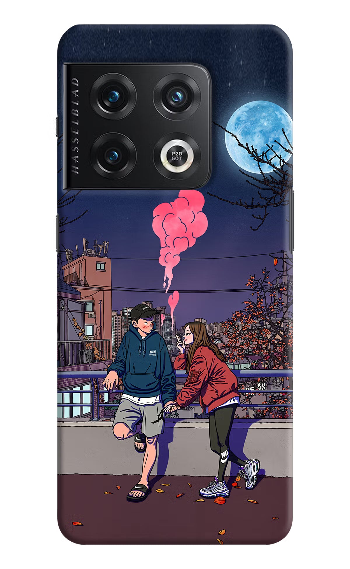 Chilling Couple OnePlus 10 Pro 5G Hard Case Back Cover by Casekaro