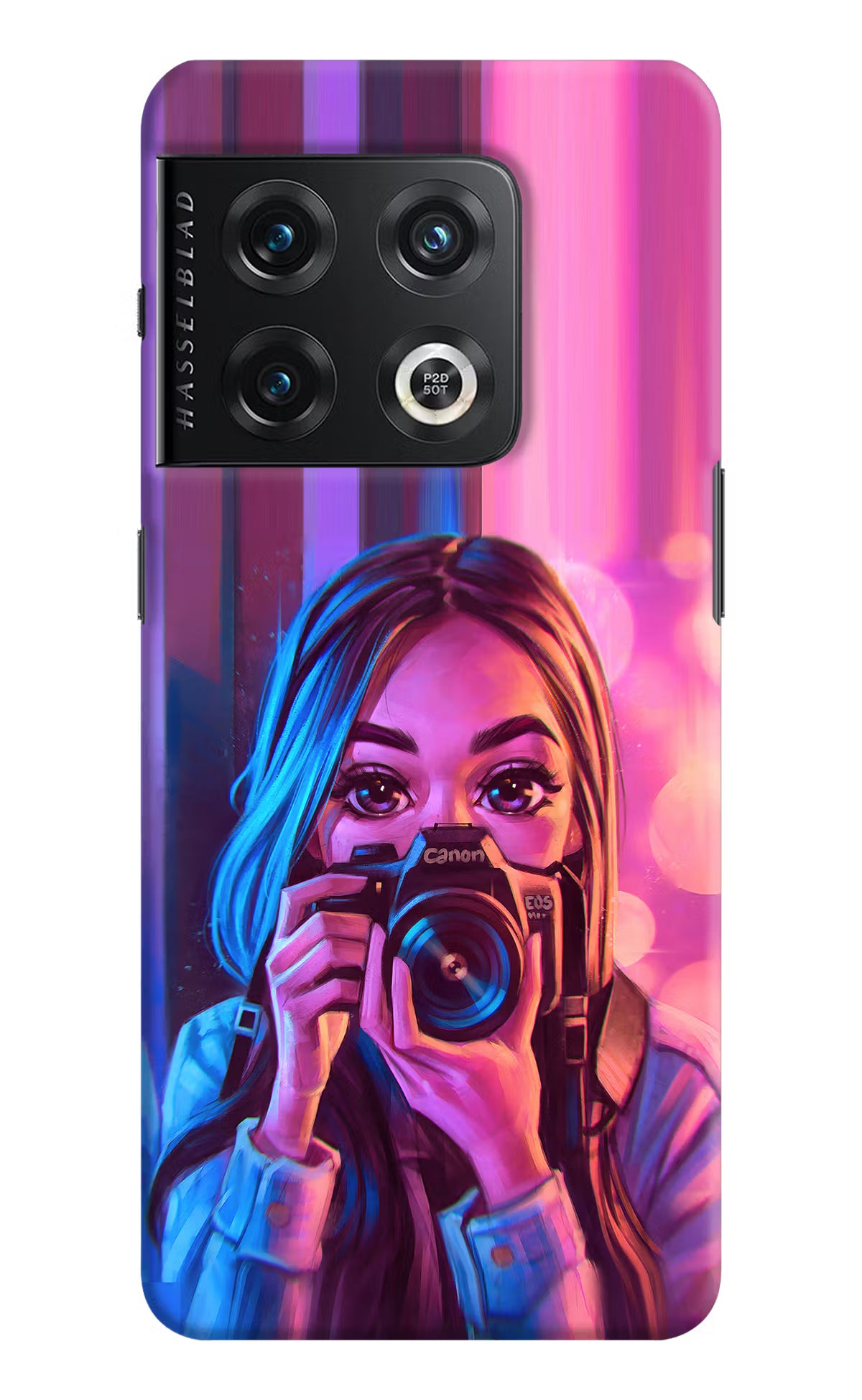 Girl Photographer OnePlus 10 Pro 5G Hard Case Back Cover by Casekaro