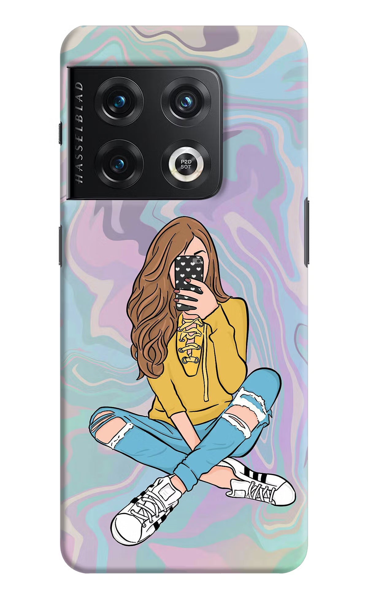 Selfie Girl OnePlus 10 Pro 5G Hard Case Back Cover by Casekaro