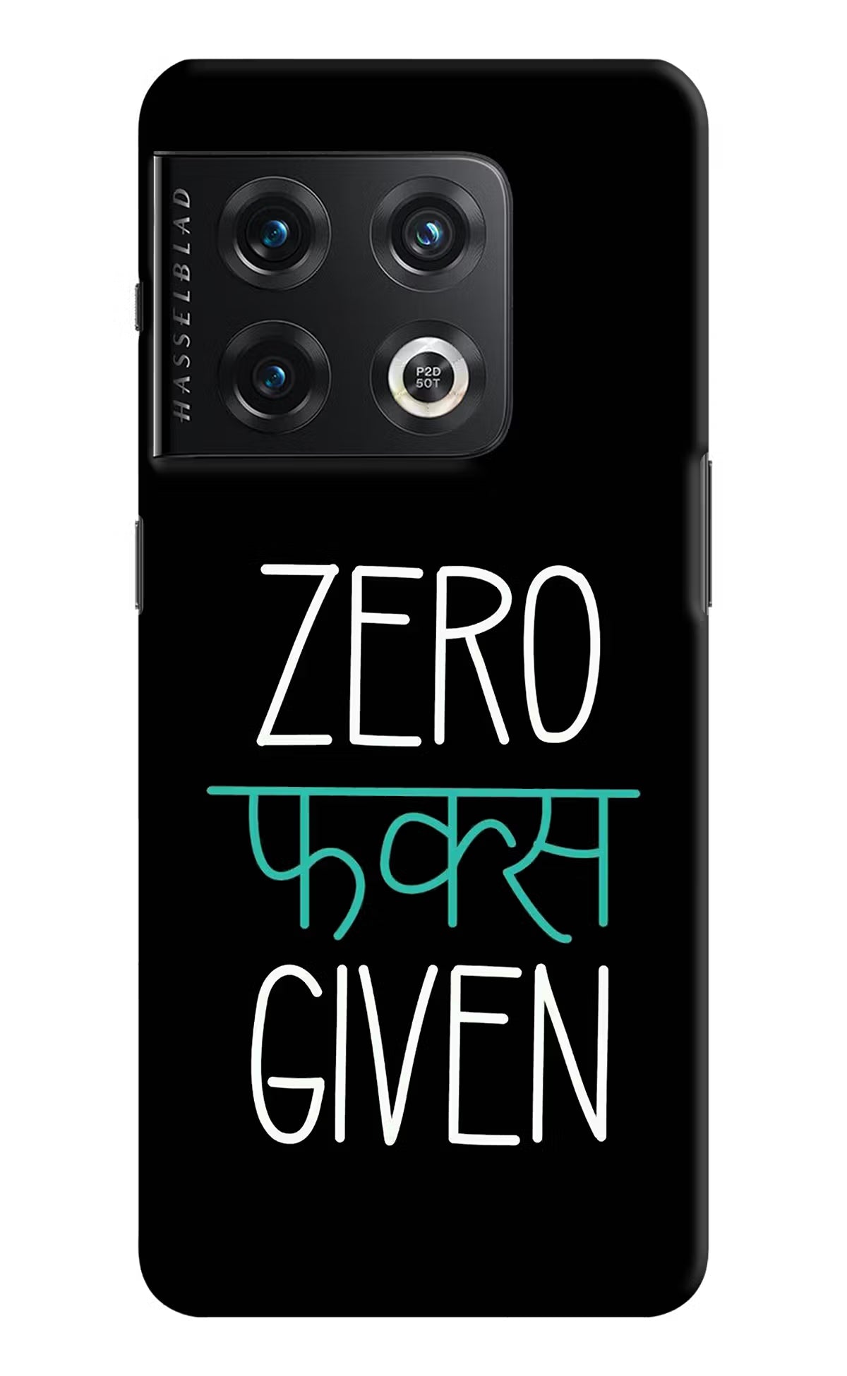 Zero Fucks Given OnePlus 10 Pro 5G Hard Case Back Cover by Casekaro