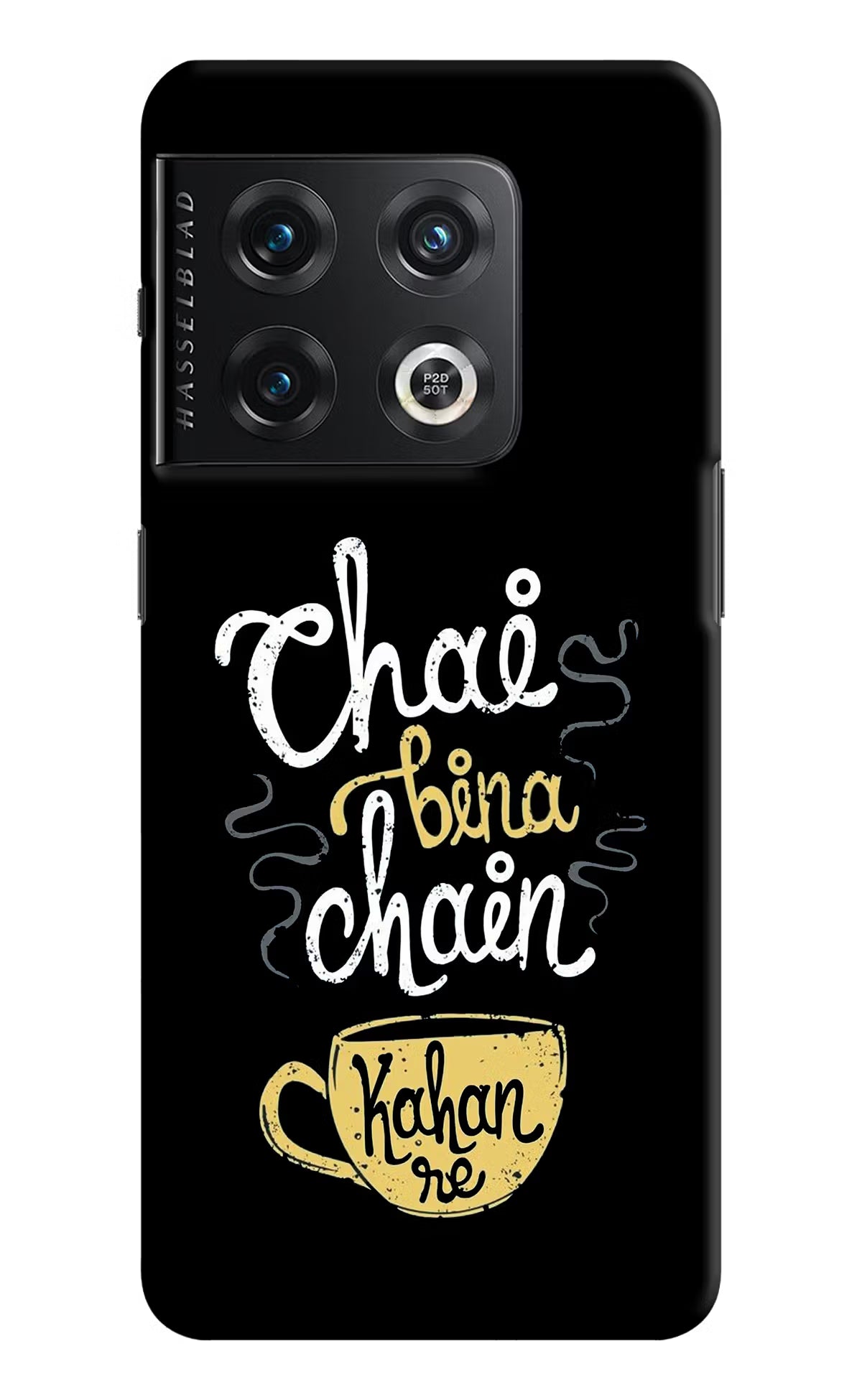Chai Bina Chain Kaha Re OnePlus 10 Pro 5G Hard Case Back Cover by Casekaro