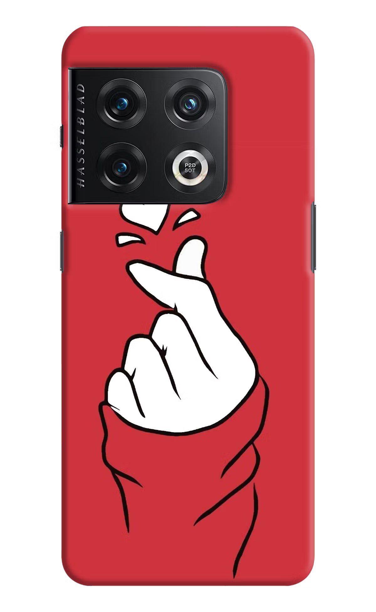 Korean Love Sign OnePlus 10 Pro 5G Hard Case Back Cover by Casekaro