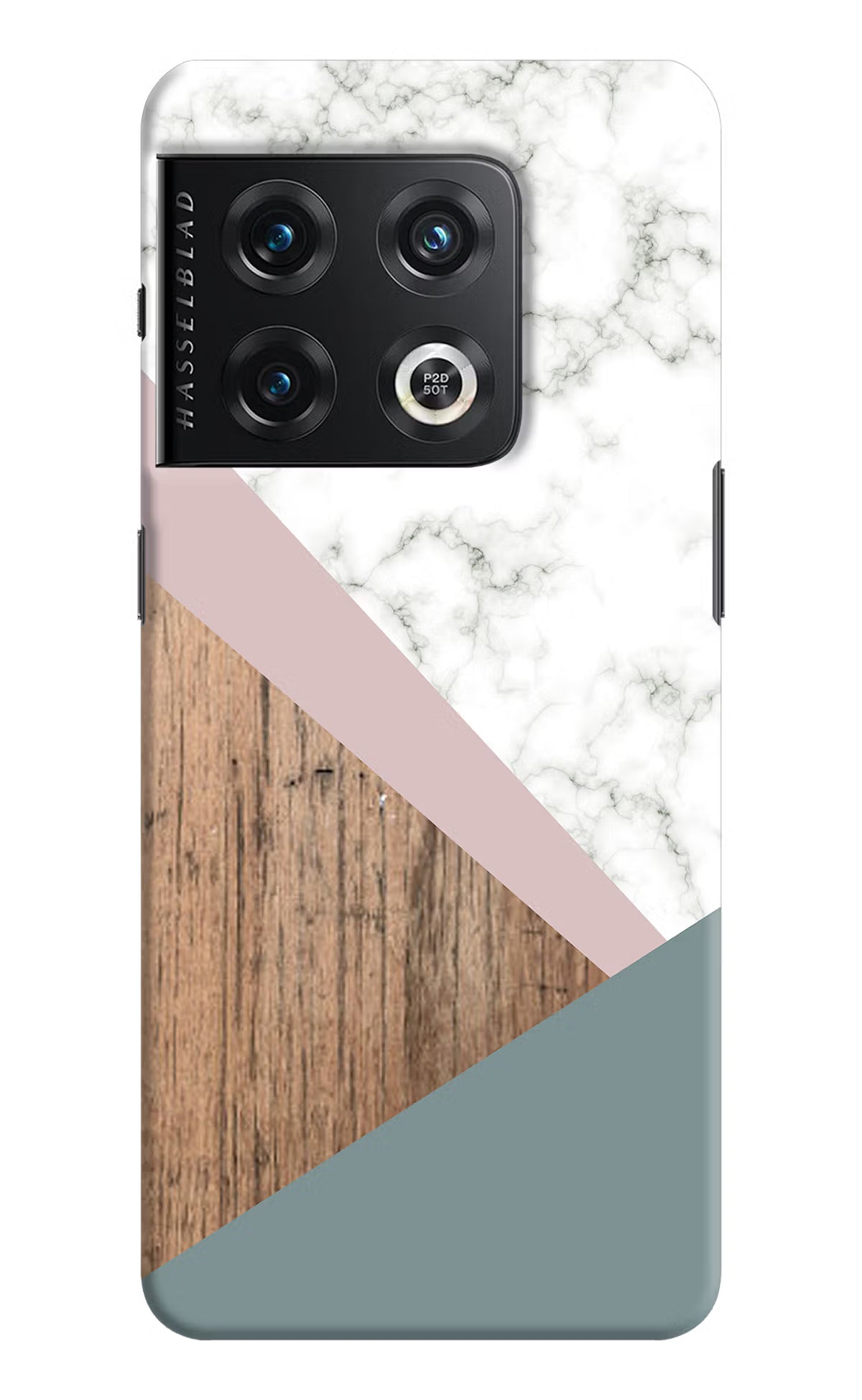 Marble wood Abstract OnePlus 10 Pro 5G Hard Case Back Cover by Casekaro