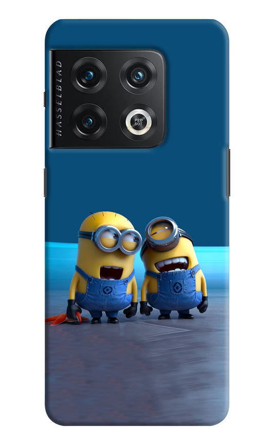 Minion Laughing OnePlus 10 Pro 5G Hard Case Back Cover by Casekaro