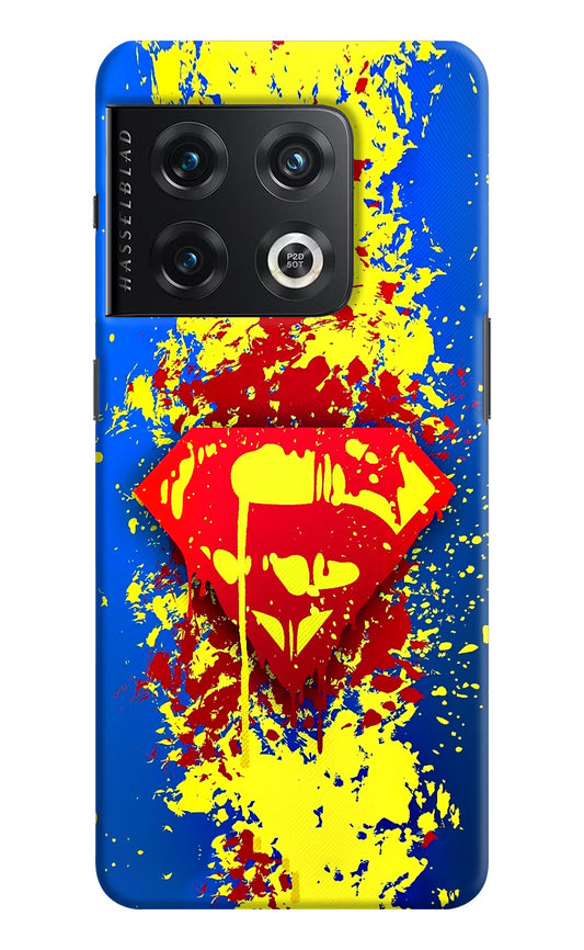 Superman logo OnePlus 10 Pro 5G Hard Case Back Cover by Casekaro
