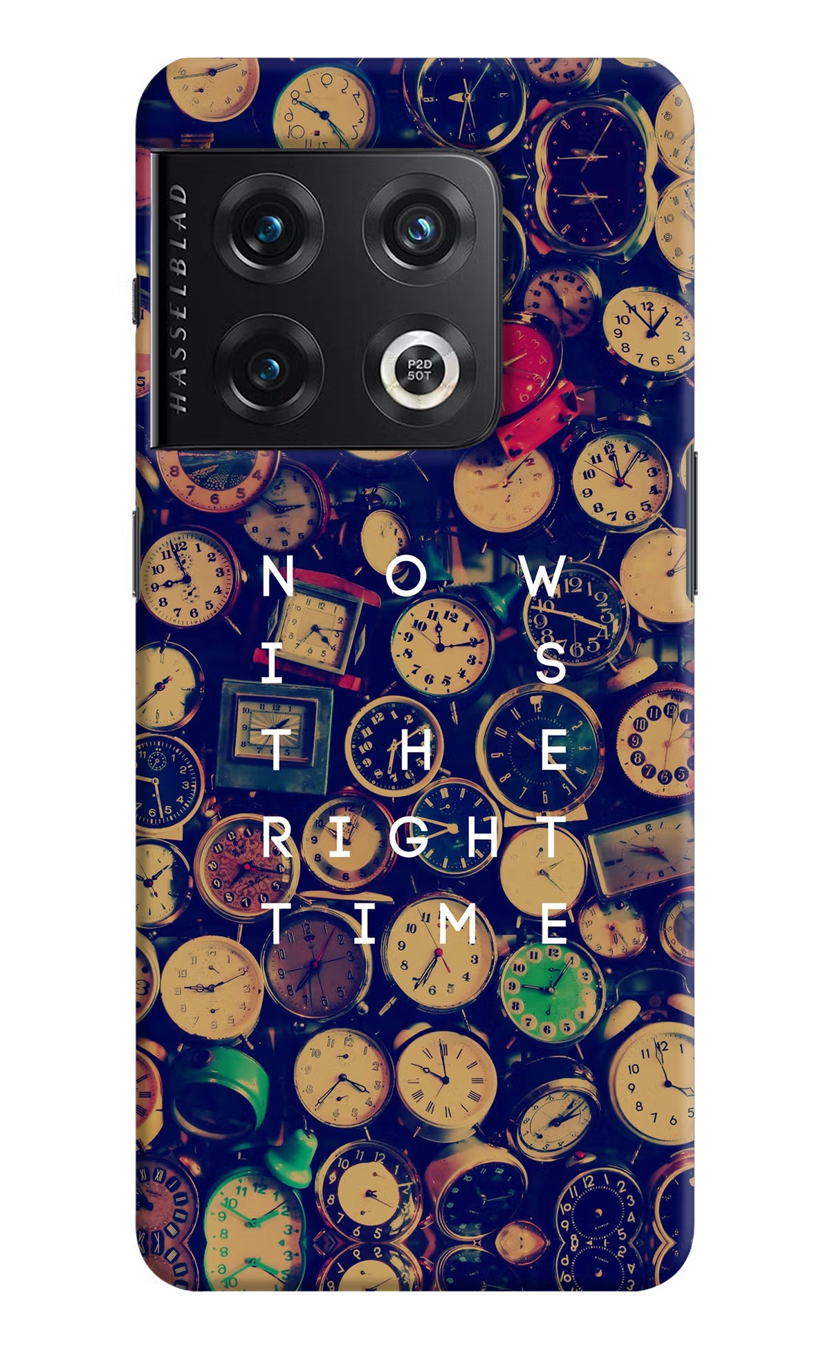 Now is the Right Time Quote OnePlus 10 Pro 5G Hard Case Back Cover by Casekaro