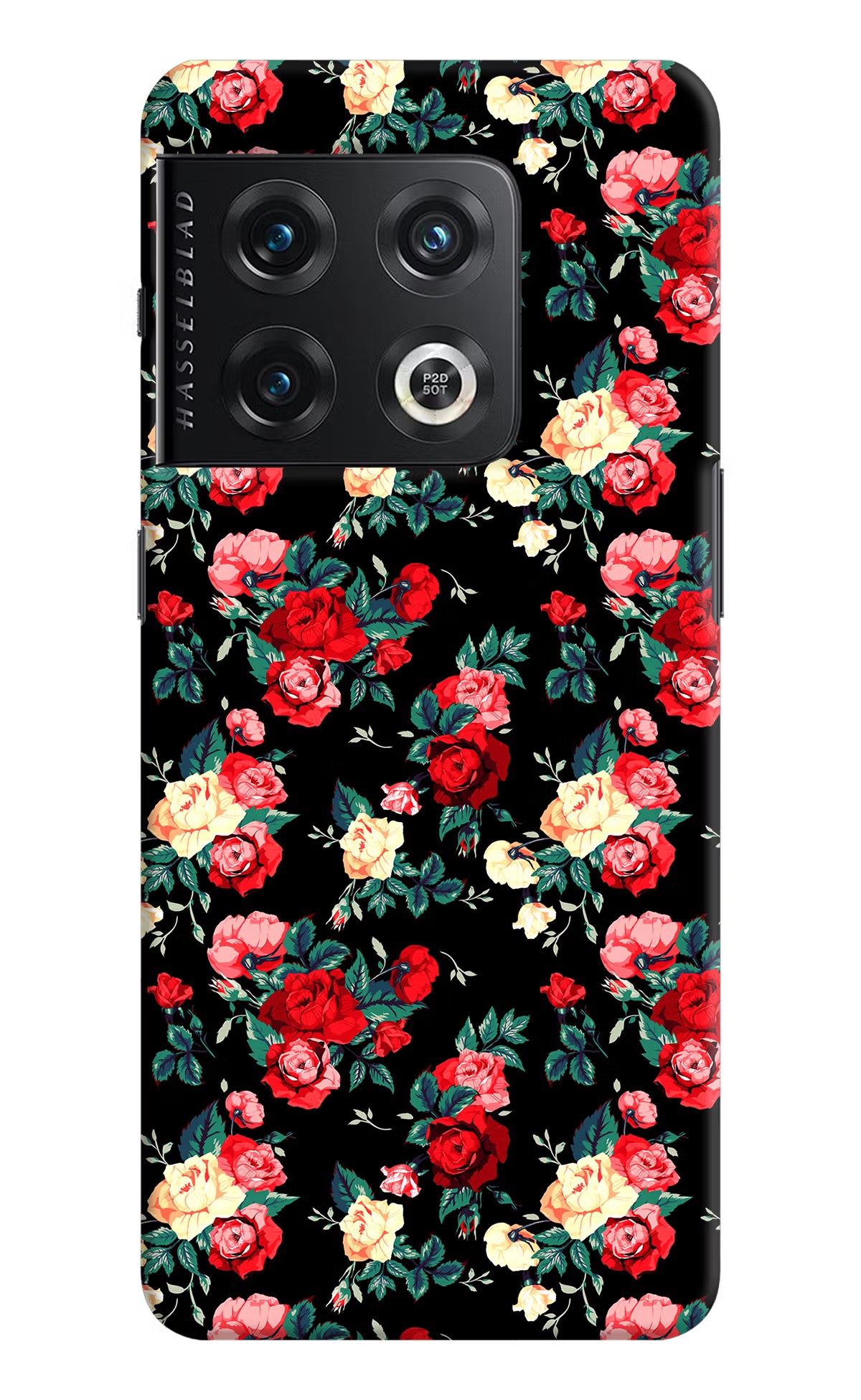 Rose Pattern OnePlus 10 Pro 5G Hard Case Back Cover by Casekaro
