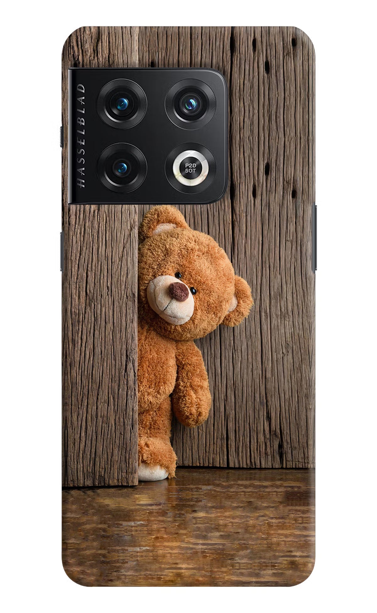 Teddy Wooden OnePlus 10 Pro 5G Hard Case Back Cover by Casekaro