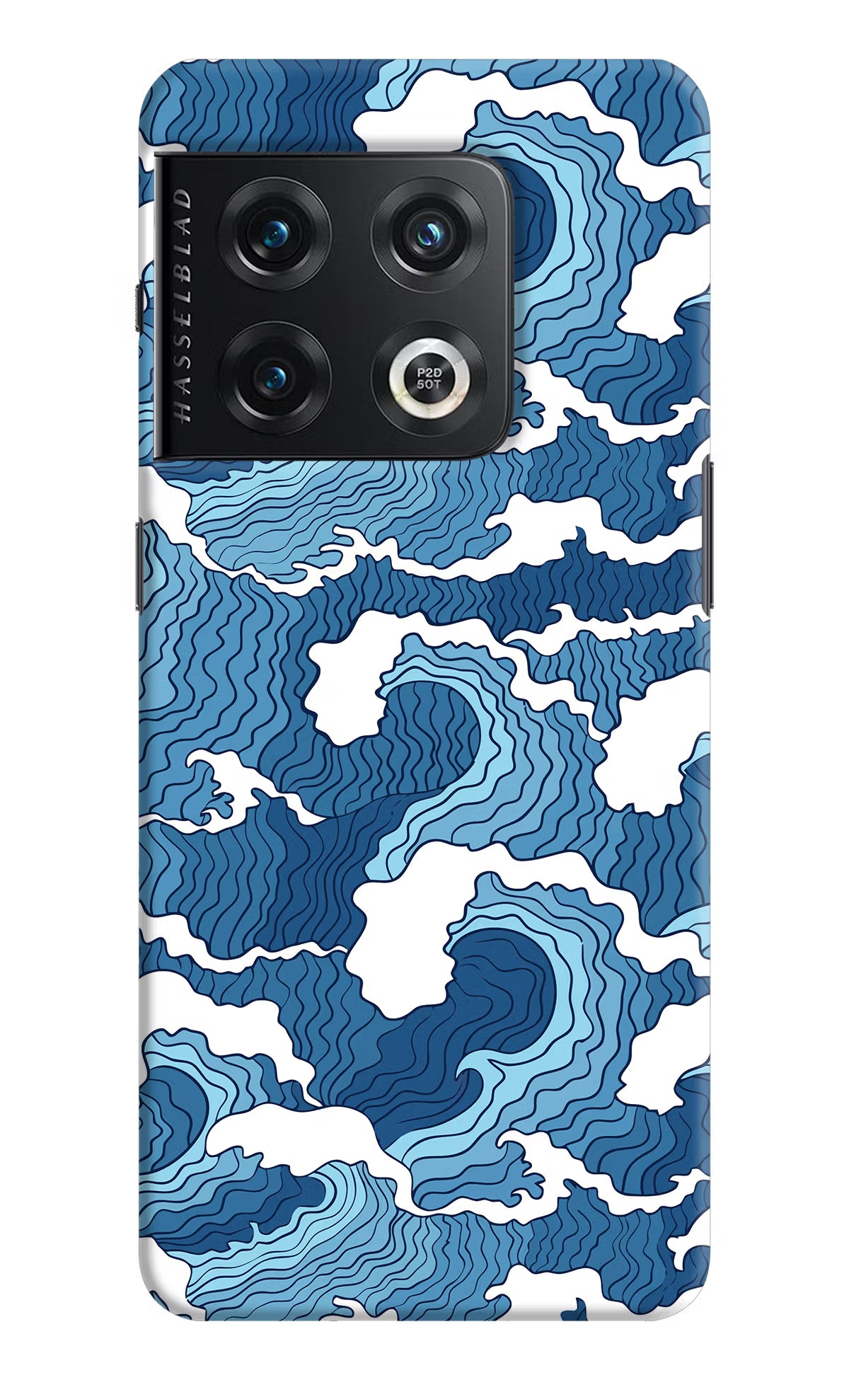 Blue Waves OnePlus 10 Pro 5G Hard Case Back Cover by Casekaro