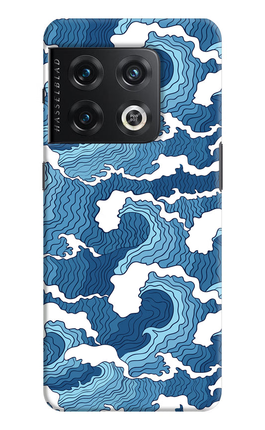 Blue Waves OnePlus 10 Pro 5G Hard Case Back Cover by Casekaro