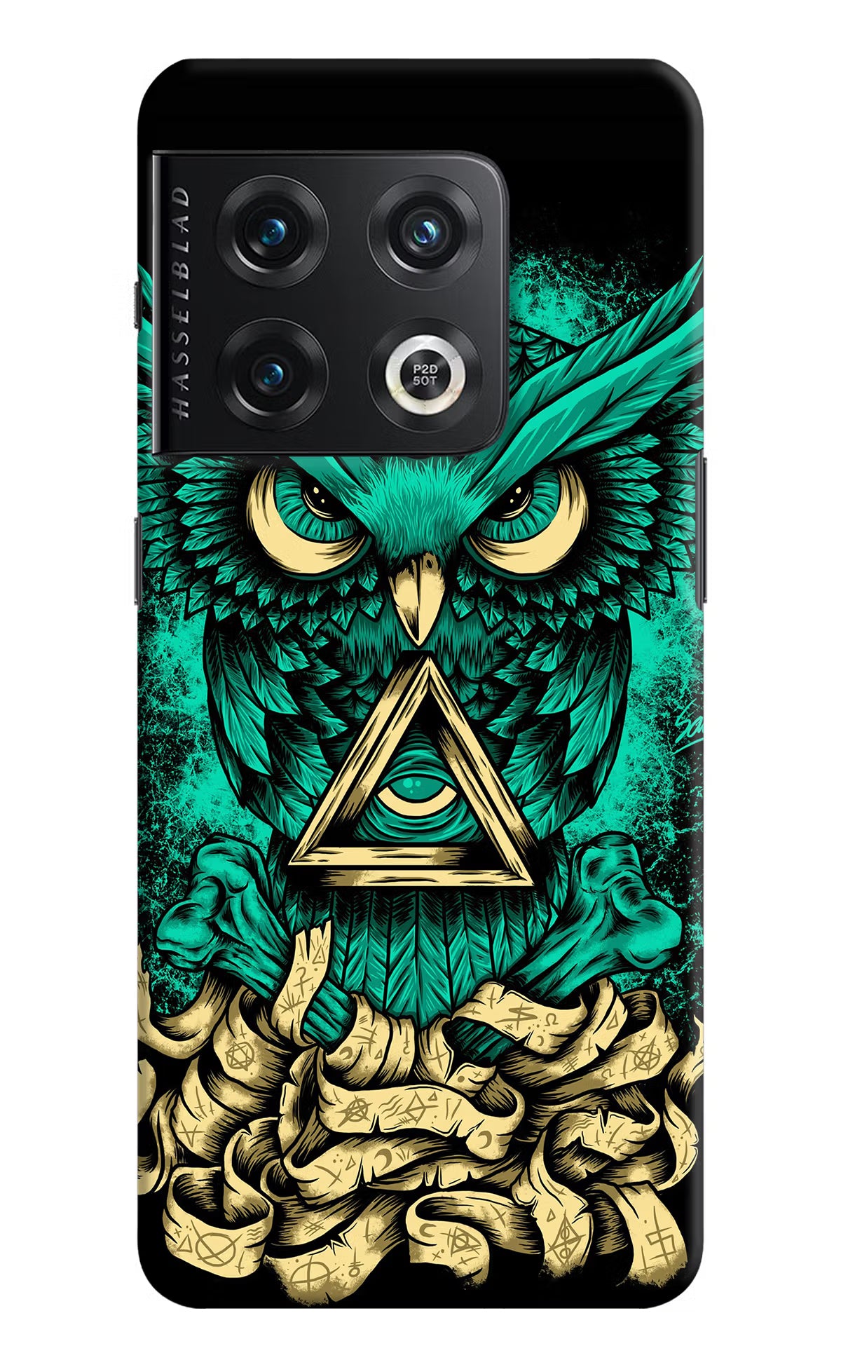 Green Owl OnePlus 10 Pro 5G Hard Case Back Cover by Casekaro