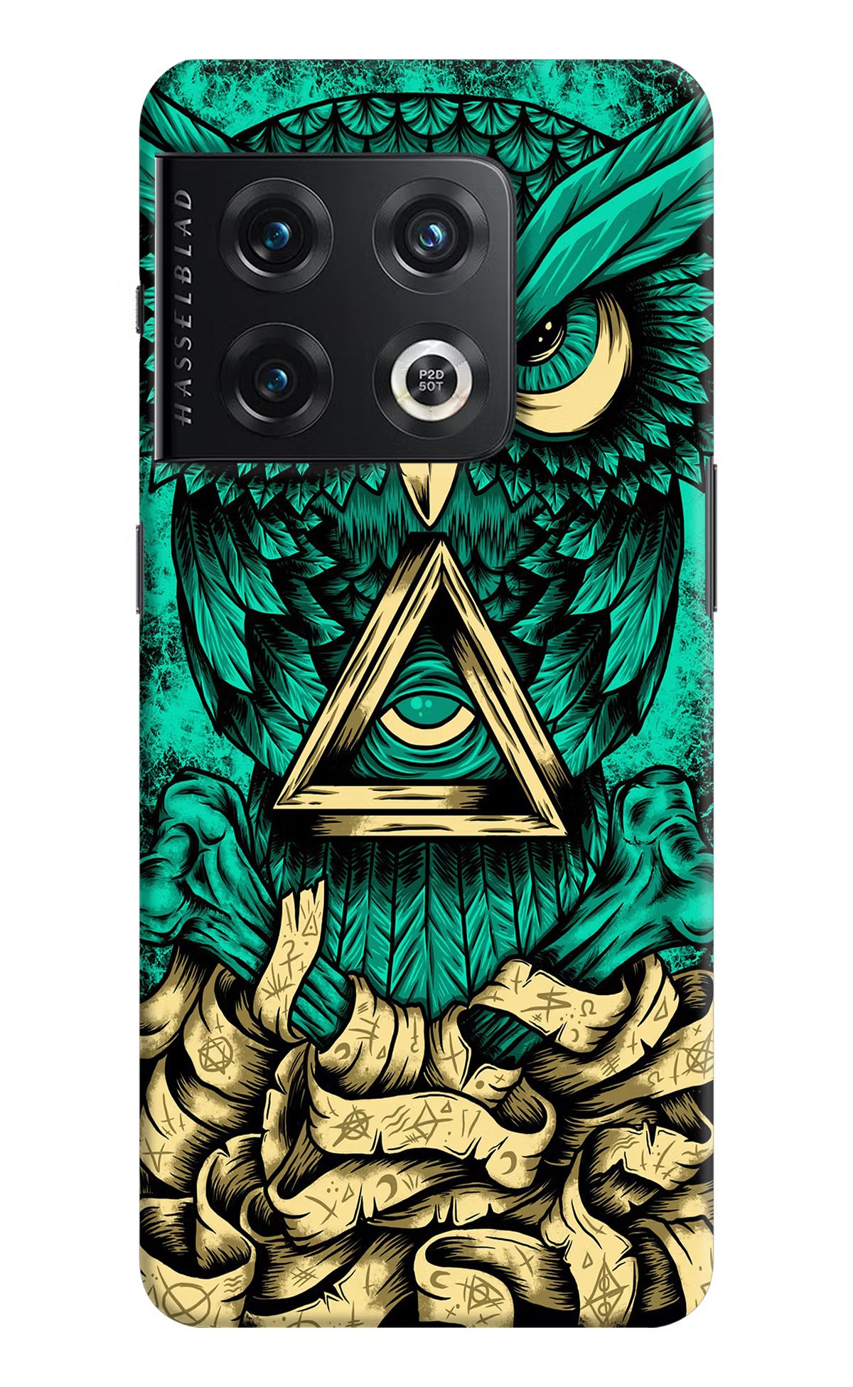 Green Owl OnePlus 10 Pro 5G Hard Case Back Cover by Casekaro