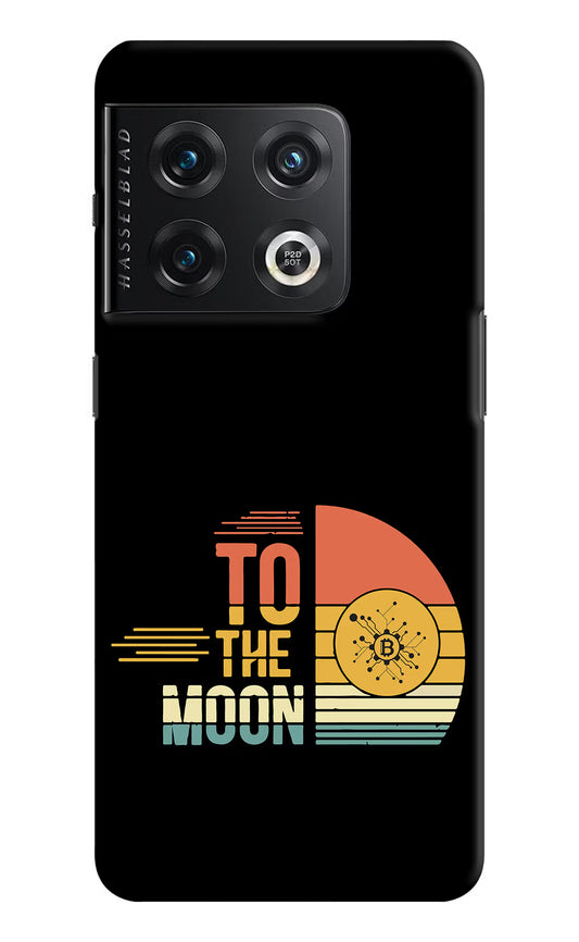 To the Moon OnePlus 10 Pro 5G Hard Case Back Cover by Casekaro