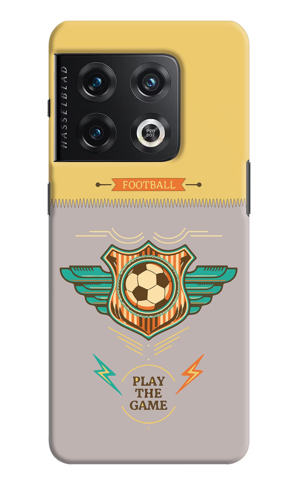 Football OnePlus 10 Pro 5G Hard Case Back Cover by Casekaro